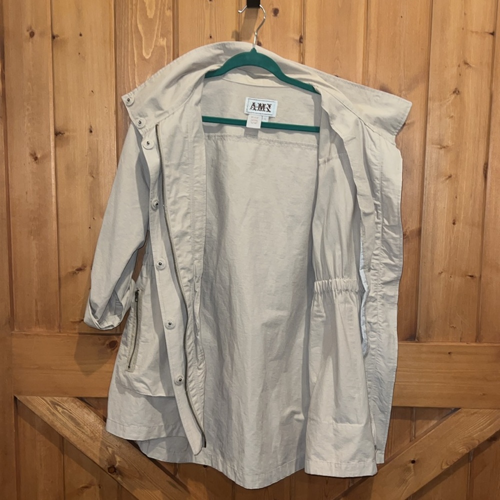 Beige Ami Jacket With Pockets Large - image 7